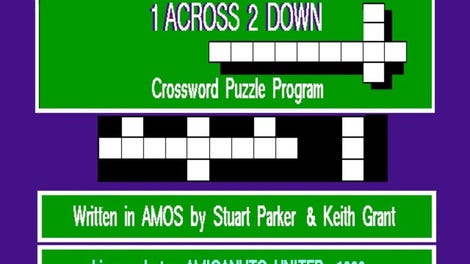 1 Across 2 Down