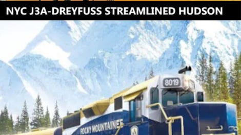 Trainz Railroad Simulator 2019: NYC J3a-Dreyfuss Streamlined Hudson