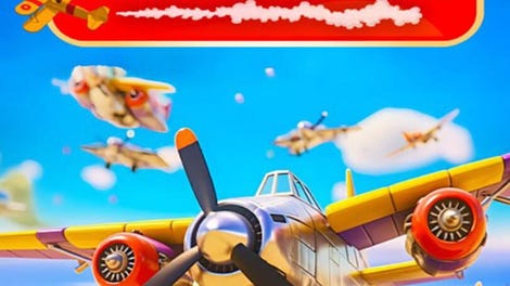 Airplane Race Simulator 2 Player Game