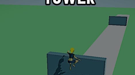 People Jumping Tower