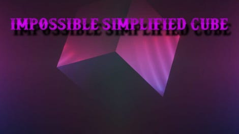 Impossible Simplified Cube