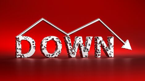 Image for The Dow closes 500 points lower as jobless claims rise and investors feel hopeless about interest rate cuts