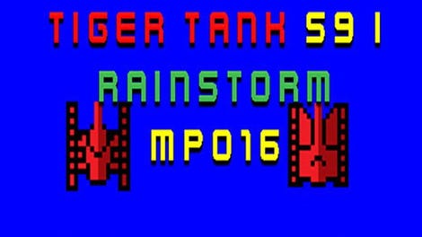 Tiger Tank 59 I: Rainstorm MP016