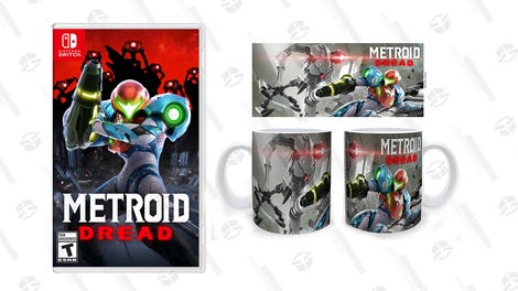 Metroid Dread (Nintendo Switch) with Samus Mug