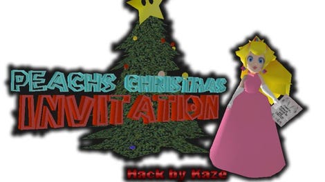 Peach's Christmas Invitation