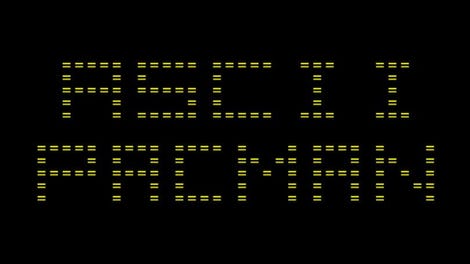 ASCII Pacman