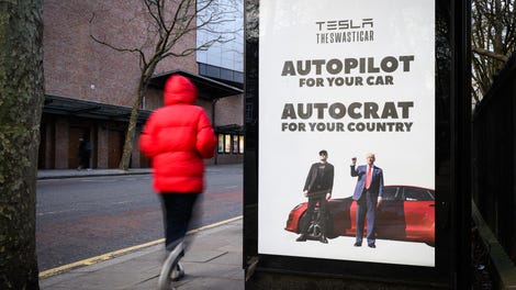 Image for Tesla was removed from a major auto show because people keep vandalizing Teslas