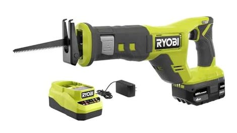 RYOBI ONE+ 18V Cordless Reciprocating Saw Kit