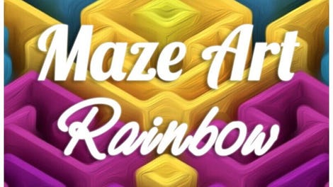 Maze Art: Rainbow
