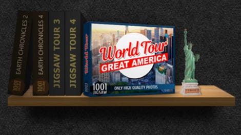 1001 Jigsaw: World Tour - Great America