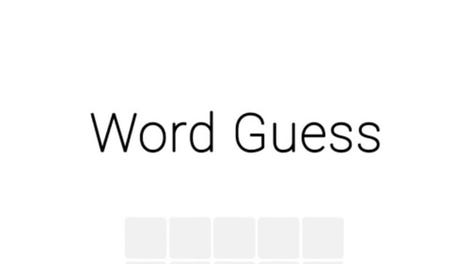 Word Guess