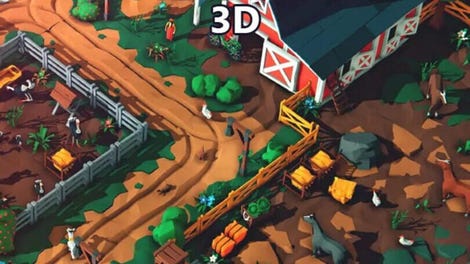 Hidden Farm Top-Down 3D