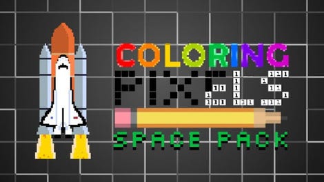 Coloring Pixels: Space Pack
