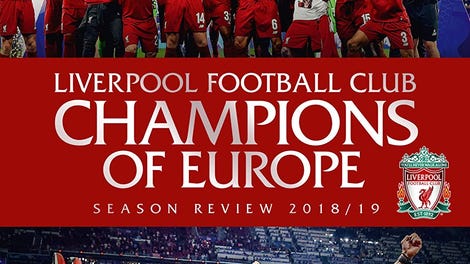 Liverpool Football Club Champions of Europe Season Review 2018/19 (2019)