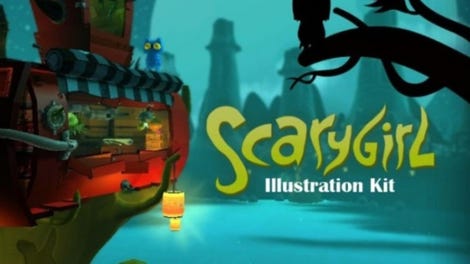 Scarygirl Illustration Kit