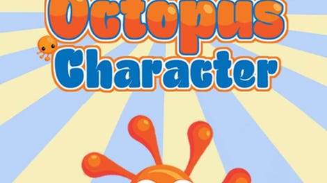 The 2D Adventures of Rotating Octopus Character