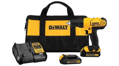 DEWALT 20V Max Cordless Drill/Driver Kit, Includes 2 Batteries and Charger (DCD771C2)