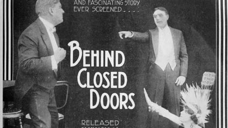 Behind Closed Doors 1916 The A.V. Club