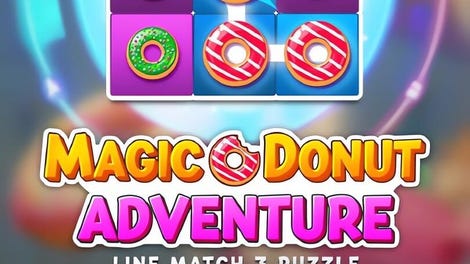 Magic Donut Adventure: Line Match 3 Puzzle