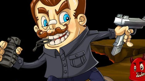Mustache in Hell