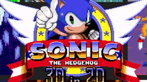 Sonic 3D in 2D