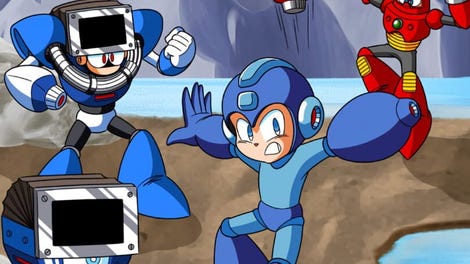Mega Man 4 Voyage: Blue Version