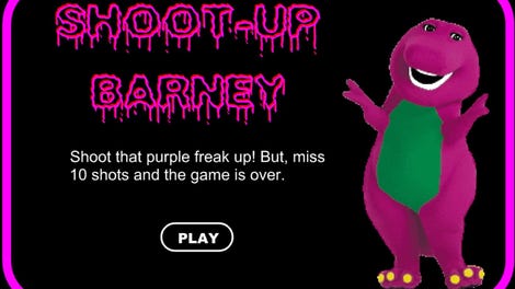Shoot-Up Barney