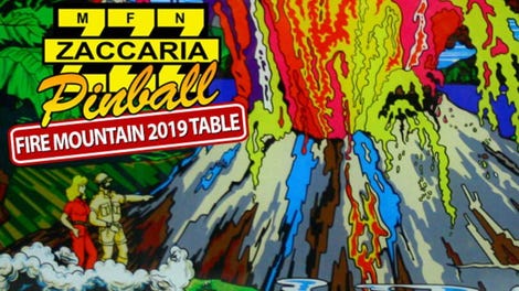 Zaccaria Pinball: Fire Mountain 2019 Table