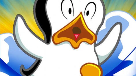 Racing Penguin: Slide and Fly!