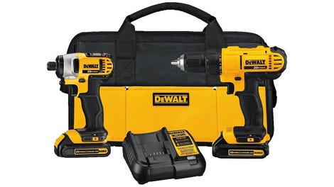 DEWALT 20V MAX Cordless Drill and Impact Driver, Power Tool Combo Kit with 2 Batteries and Charger