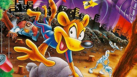 Awesome Possum Kicks Dr. Machino's Butt