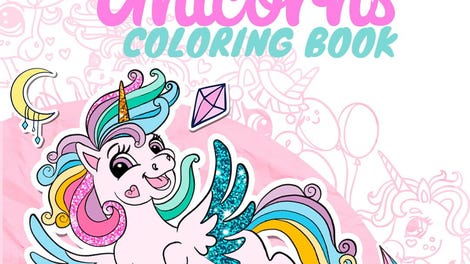 My Cute Unicorns: Coloring Book