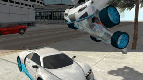 Flying Car Robot Flight Drive Simulator Game 2017