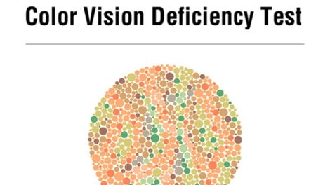 Color Vision Deficiency Test