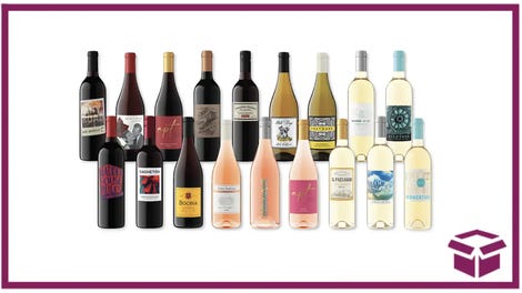 Get 18 Bottles of Wine for Just $79 with Swirl Wine Shop