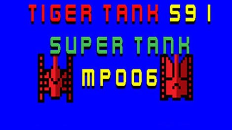 Tiger Tank 59 I: Super Tank MP006