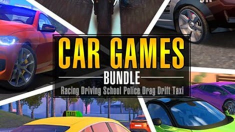 Car Games Bundle: Racing Driving School Police Drag Drift Taxi