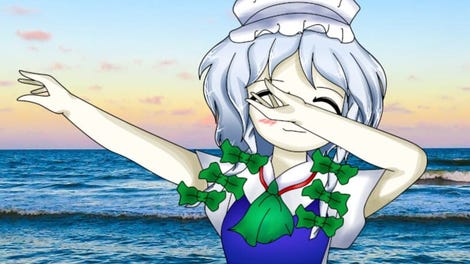 Sakuya Izayoi Gives You Advice and Dabs