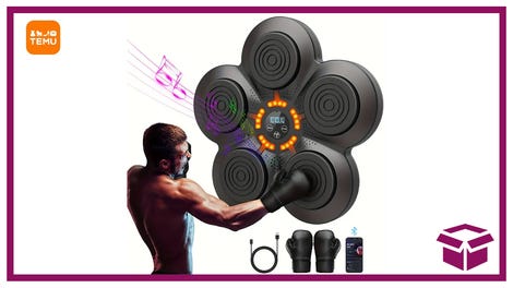 This 88% off Bluetooth Music Boxing Machine Is So Cool You’ll Feel Bad for Punching It