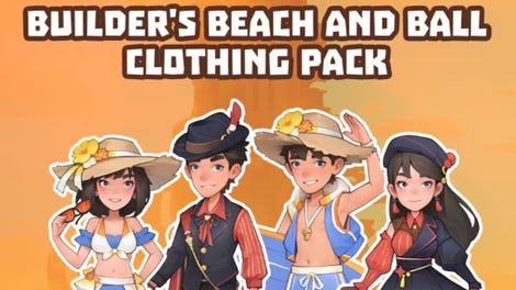 My Time at Sandrock: Builder's Beach and Ball Clothing Pack