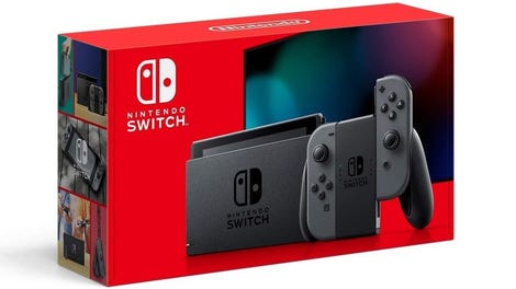 Nintendo Switch with Gray Joy‑Con - HAC-001(-01)