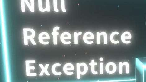 Null Reference Exception