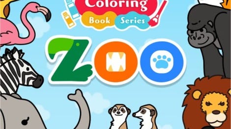 Coloring Book Series Zoo