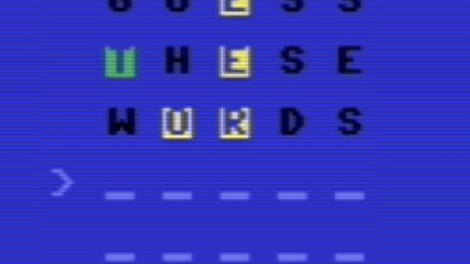 Wordle for Commodore 64