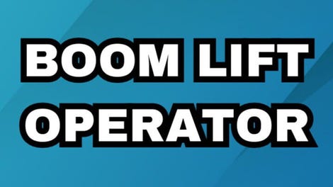 Boom Lift Operator