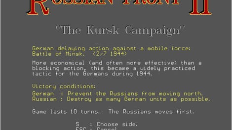 Russian Front II: The Kursk Campaign