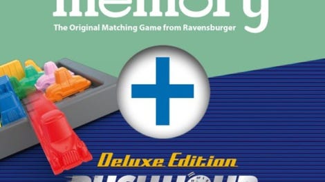 Bundle: Memory - The Original Matching Game from Ravensburger + Rush Hour Deluxe: The Ultimate Traffic Jam Game!