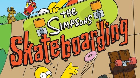 The Simpsons Skateboarding