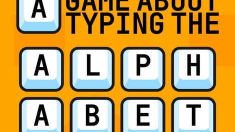 A Game About Typing The Alphabet