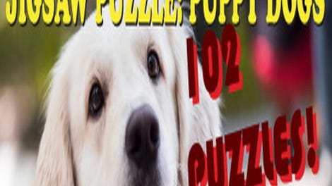 Bepuzzled Puppy Dog Jigsaw Puzzle
